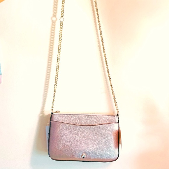 kate spade Handbags - Kate Spade Gold Shimmer Crossbody